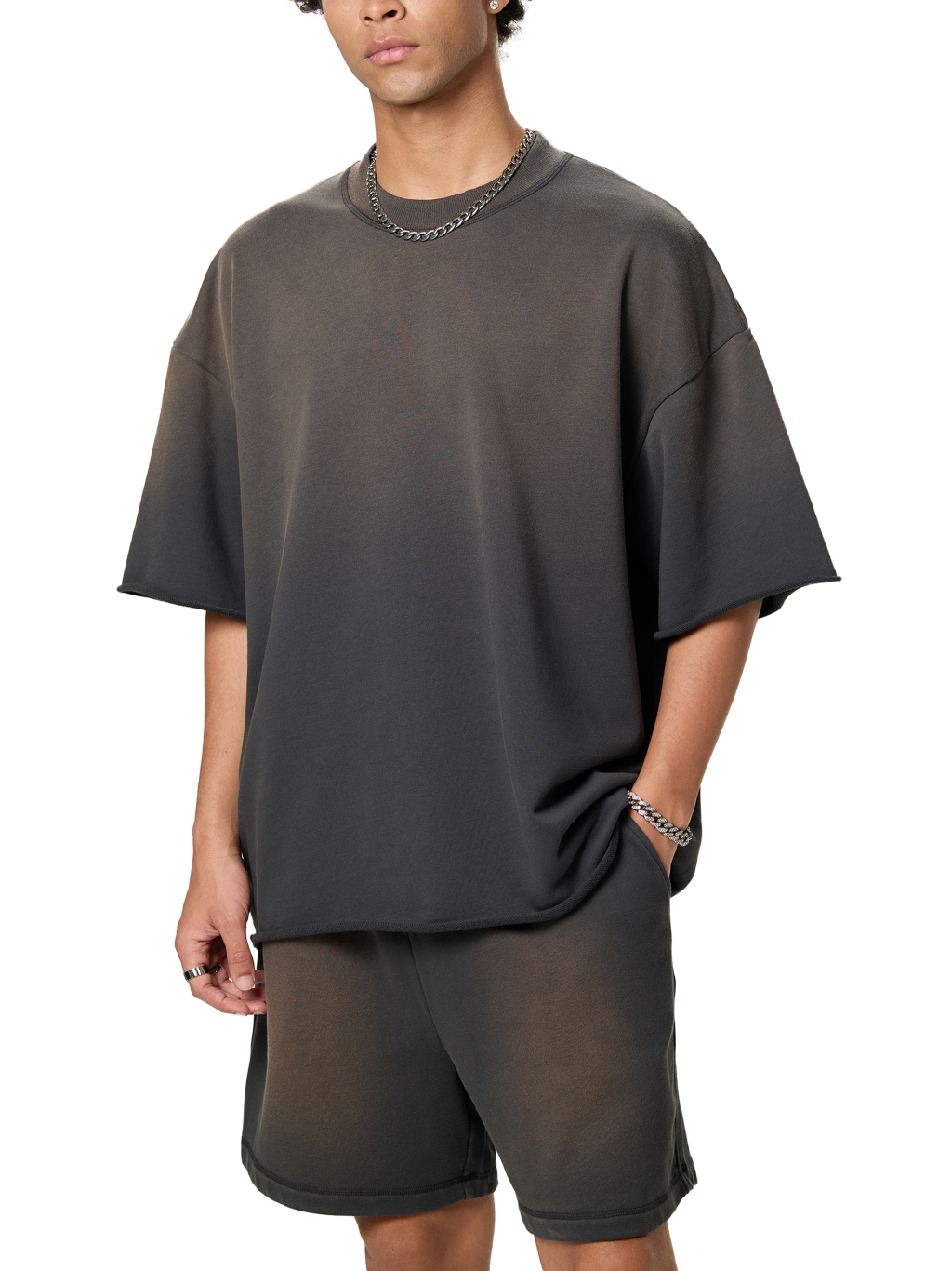 Sunfade Raw Edge T-Shirt – Vintage Streetwear | Tapstitch-8